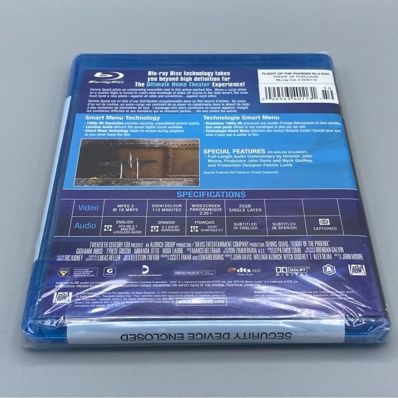 Flight of the Phoenix (Blu-ray, 2004) New Sealed - Picture 2 of 6
